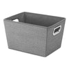 Whitmor 16 qt Gray Storage Bin 7.5 in. H X 13 in. W X 10 in. D Stackable