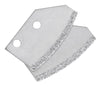 QEP Silver Carbide Grit Grout Removal Tool Blade 2 H in.