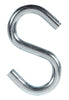 Hampton Medium Zinc-Plated Silver Steel 2.75 in. L S-Hook 160 lb. 1 pk (Pack of 20)