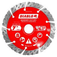 Diablo 7 in. D X 7/8 in. Diamond Segmented Turbo Masonry Cut-Off Disc