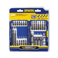 Irwin Impact Performance Series Assorted Impact Driver Bit Set Steel 26 pc