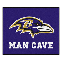 NFL - Baltimore Ravens Man Cave Rug - 5ft. x 6ft.