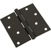 National Hardware 4 in. L Oil Rubbed Bronze Door Hinge 1 pk