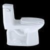 TOTO® Eco UltraMax® One-Piece Elongated 1.28 GPF ADA Compliant Toilet with CEFIONTECT, Cotton White - MS854114ELG#01