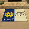 House Divided - Notre Dame / Purdue House Divided Rug