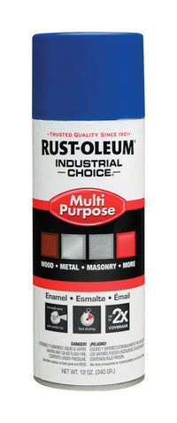 Rust-Oleum Industrial Choice OSHA Safety Blue Spray Paint 12 oz