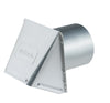 Deflect-O 6 in. D Aluminum Wall Cap With Damper