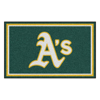 MLB - Oakland Athletics 4ft. x 6ft. Plush Area Rug