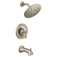 Brushed nickel Posi-Temp(R) tub/shower