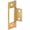 Prime-Line 3 in. L Brass-Plated Door Hinge 2 pk