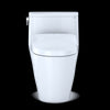 TOTO® WASHLET®+ Nexus® One-Piece Elongated 1.28 GPF Toilet with Auto Flush S550e Contemporary Bidet Seat, Cotton White - MW6423056CEFGA#01