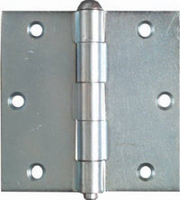 National Hardware 3-1/2 in. L Zinc-Plated Broad Hinge 2 pk