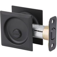 335x514 Square Pocket Door Lock Privacy - Matte Black