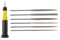 General 5-1/2 in. L Steel Needle File Set 6 pc