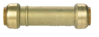 SharkBite 3/4 in. Push X 3/4 in. D Push Brass Slip Coupling