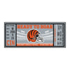 NFL - Cincinnati Bengals Ticket Runner Rug - 30in. x 72in.