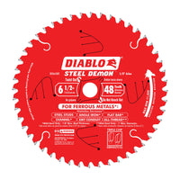 Diablo Steel Demon 6-1/2 in. D X 5/8 in. S TiCo Hi-Density Carbide Metal Saw Blade 48 teeth (Pack of 5)