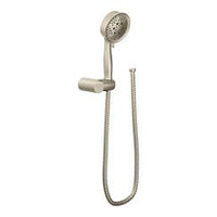 Brushed nickel eco-performance handshower handheld shower