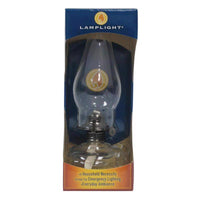 Lamplight Farms Chamber Clear Glass Oil Lamp with Handle 11-1/2 in.