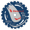 Bosch 6-1/2 in. D X 5/8 in. Carbide Circular Saw Blade 24 teeth 1 pk