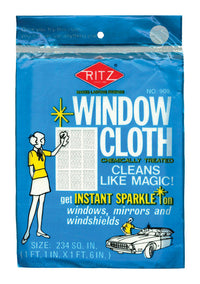 Ritz Original Scent Window Cleaner 1 pk Wipes