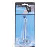 Crawford Zinc Plated Silver Steel 4 in. Peg Hooks 2 pk