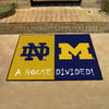 House Divided - Notre Dame / Michigan House Divided Rug