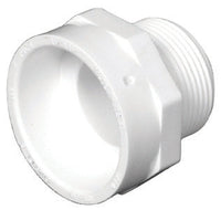 Charlotte Pipe 1-1/2 in. Hub X 1-1/2 in. D MPT PVC Adapter 1 pk