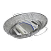 Home Plus Durable Foil 12-3/4 in. W x 17-3/8 in. L Oval Roaster Pan Silver 1 pk (Pack of 12)