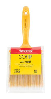 Wooster Softip 4 in. Flat Paint Brush