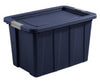 Sterilite Corporation Polyethylene Dark Indigo Stackable Latching Tuff1 Tote 30 gal. (Pack of 4)