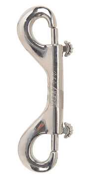 Campbell Chain 3/8 in. Dia. x 4 in. L Nickel-Plated Zinc Double Ended Bolt Snap 60 lb.