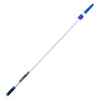 Unger Connect & Clean Telescoping 4-8 ft. L X 1 in. D Aluminum Extension Pole Silver/Blue