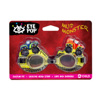 Eye Pop Mud Monster Yellow Child Goggles (Pack of 12)