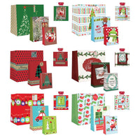 Expressive Design Group Multi-Color Christmas Gift Bag (Pack of 24)