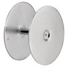 Prime-Line Defender Security Satin Nickel Silver Steel Hole Filler Plate 1 pk