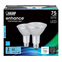 Feit Electric Enhance PAR30 E26 (Medium) LED Bulb Daylight 75 W