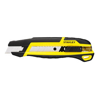 Stanley 6.10 in. Snap Knife Black/Yellow 1 pc