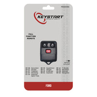 KeyStart Self Programmable Remote Automotive Replacement Key FRD009 Double For Ford