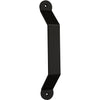 National Hardware Charleston Matte Black Steel Pull Handle 1 pc