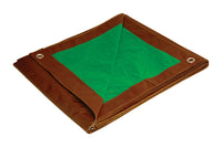 Foremost Tarp Co. Dry Top 16 ft. W X 20 ft. L Medium Duty Polyethylene Reversible Tarp Brown/Green