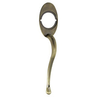 239 5 BP Rosette Handle 12" - Antique Brass