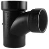 Charlotte Pipe 1-1/2 in. Spigot X 1-1/2 in. D Hub ABS Sanitary Street Tee