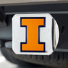 University of Illinois Hitch Cover - 3D Color Emblem