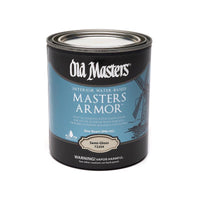 Old Masters Masters Armor Semi-Gloss Clear Water-Based Floor Finish 1 qt. (Pack of 4)