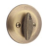 Kwikset Antique Brass Metal Deadbolt