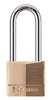 Master Lock 1-1/4 in. H X 5/16 in. W X 1-9/16 in. L Brass 4-Pin Tumbler Padlock