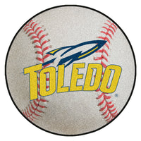 University of Toledo Baseball Rug - 27in. Diameter