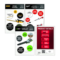 OPE Product Signage POP Card Set