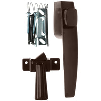 Wright Florida Bronze Steel Push Button Latch 1 pk